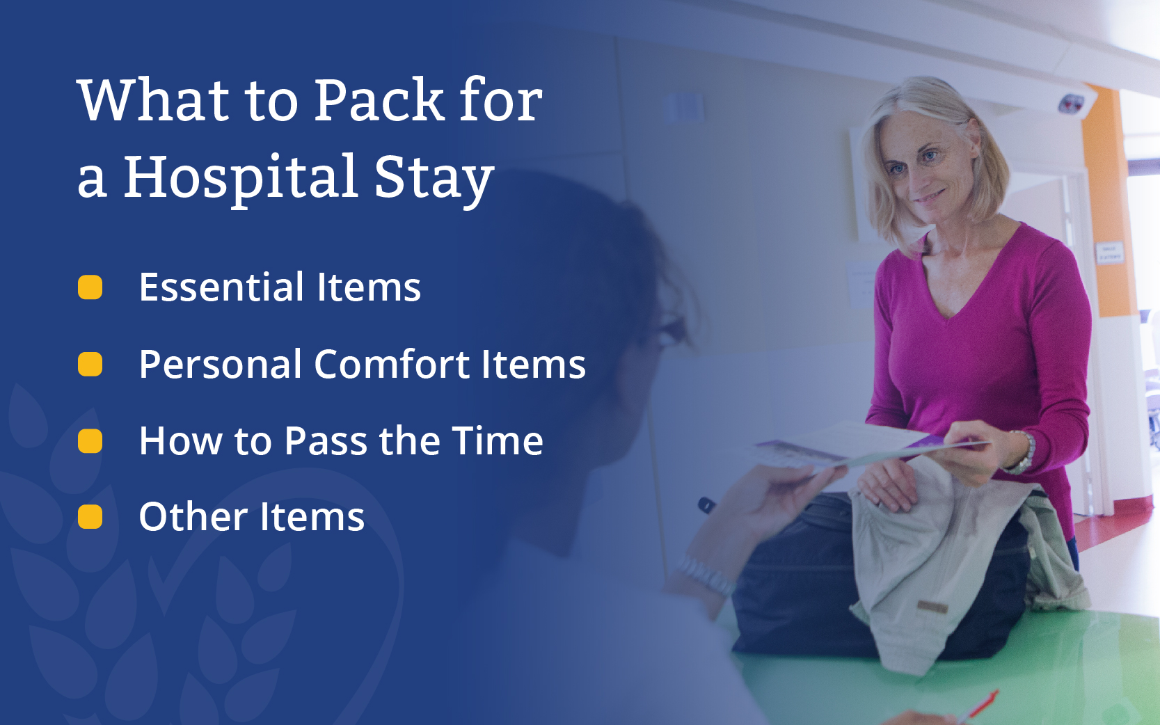 what to pack for hospital stay