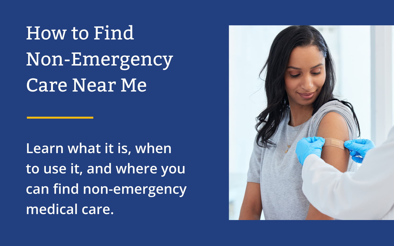 non emergency care near me