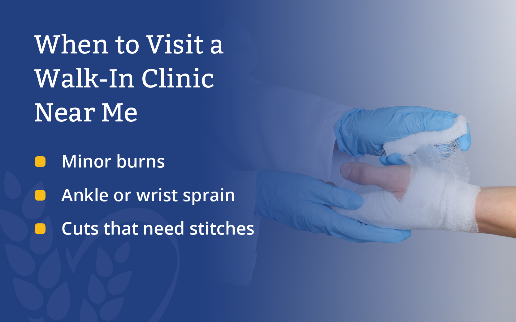 Walk In clinic near me